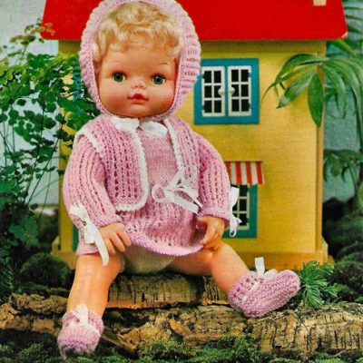 2374 VINTAGE DOLL KNITTING PATTERN