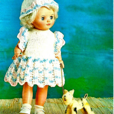 2720 VINTAGE DOLL KNITTING PATTERN