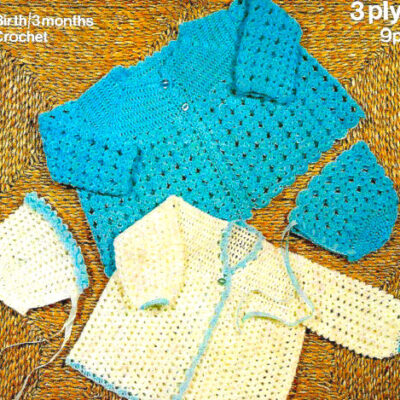 3187 VINTAGE CROCHET PATTERN