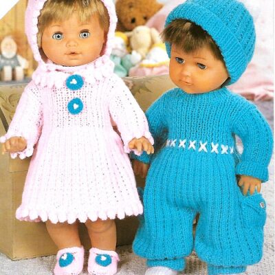 7184 DOLL KNITTING PATTERN