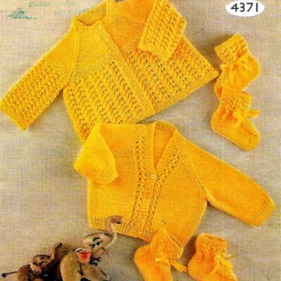 4371 VINTAGE KNITTING PATTERN