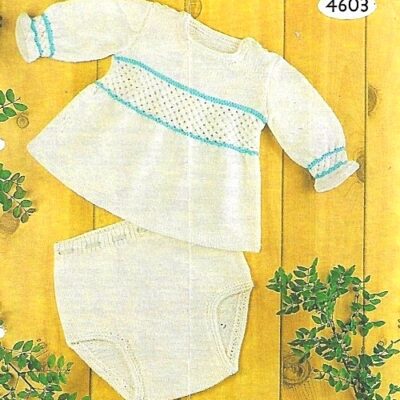 4603 VINTAGE KNITTING PATTERN