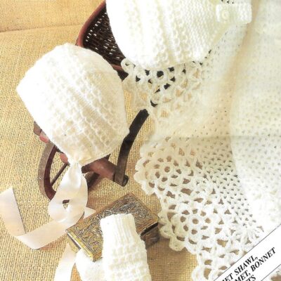 LITTLE ANGEL VINTAGE KNIT/CROCHET PATTERN
