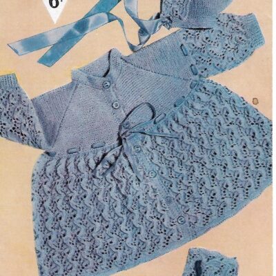 A3772 VINTAGE KNITTING PATTERN