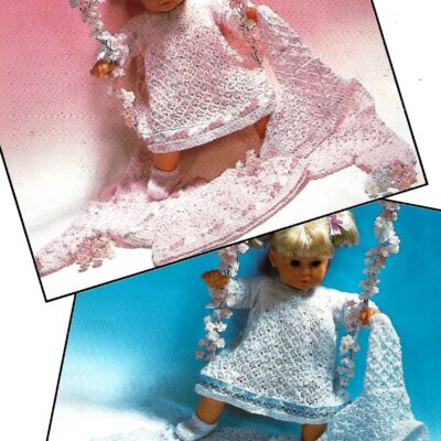 00201 VINTAGE DOLL KNITTING PATTERN