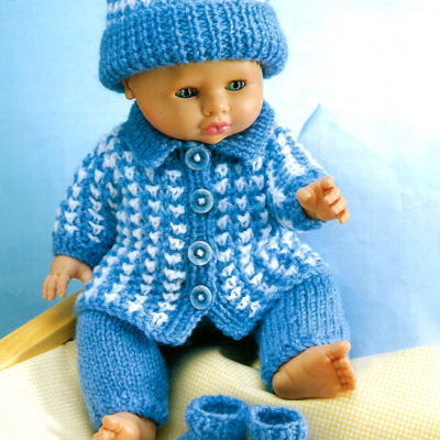 3124 DOLL KNITTING PATTERN