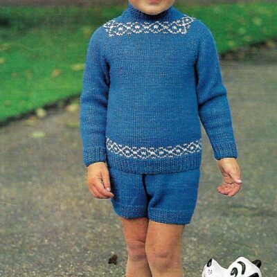 6123 VINTAGE KNITTING PATTERN