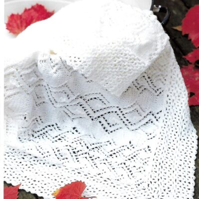 DIAMOND LACE KNITTING/CROCHET PATTERN