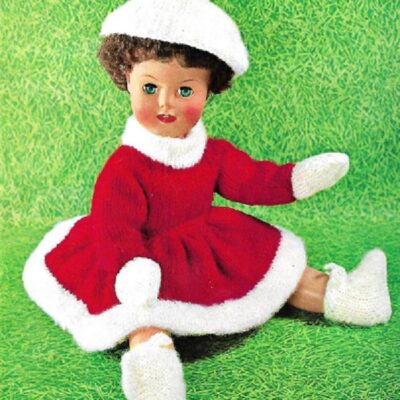 6310 VINTAGE DOLL KNITTING PATTERN