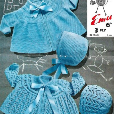 8005 VINTAGE KNITTING PATTERN