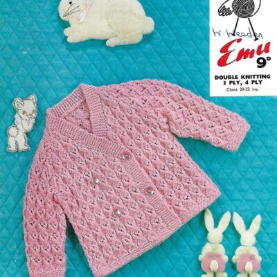 8121 VINTAGE KNITTING PATTERN