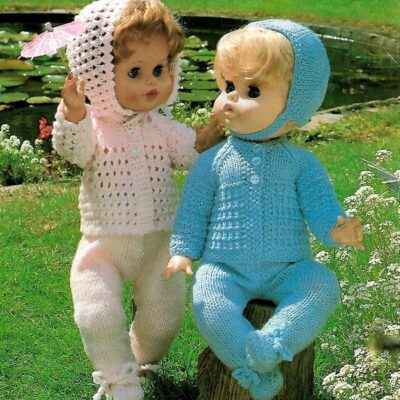 1817 VINTAGE DOLL KNITTING PATTERN