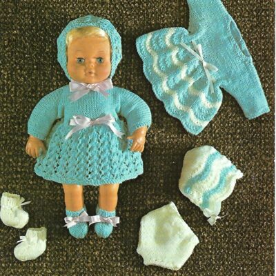 2631 VINTAGE DOLL KNITTING PATTERN