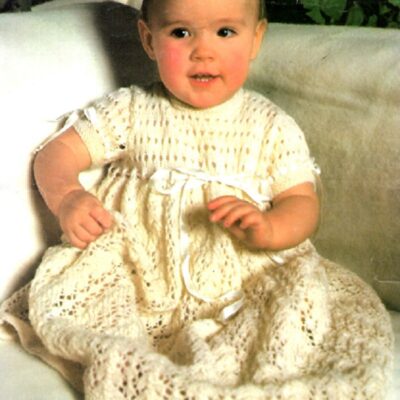 VICTORIAN DRESS VINTAGE KNITTING PATTERN