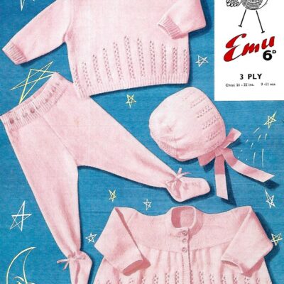 982 VINTAGE KNITTING PATTERN