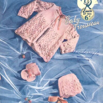 801 VINTAGE KNITTING PATTERN