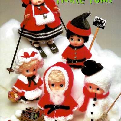 CHRISTMAS DOLL OUTFITS KNITTING PATTERN BOOKLET