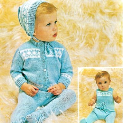 1282 VINTAGE KNITTING PATTERN