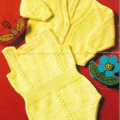 9076 VINTAGE KNITTING PATTERN