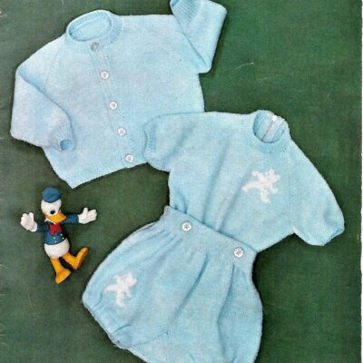 203 VINTAGE 8 PAGE KNITTING PATTERN BOOKLET