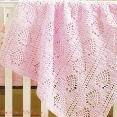 PINEAPPLE BABY SHAWLS CROCHET PATTERN BOOK