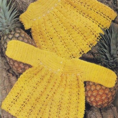 8401 VINTAGE CROCHET PATTERN