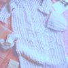 CHRISTENING 1 VINTAGE KNITTING/CROCHET PATTERN