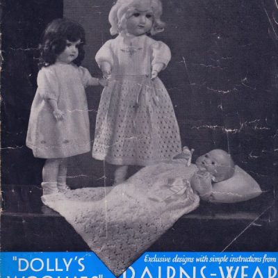BAIRNSWEAR DOLLY'S WOOLLIES VINTAGE KNITTING BOOKLET