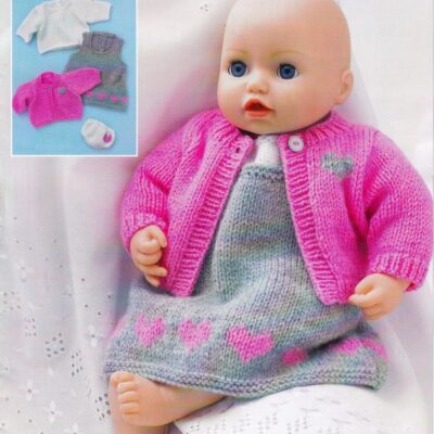 2485 DOLL KNITTING PATTERN
