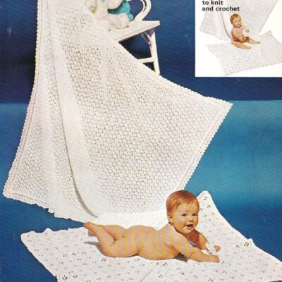 6369 VINTAGE KNITTING/CROCHET PATTERN
