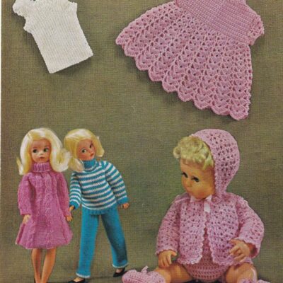 893 VINTAGE DOLL CROCHET PATTERN