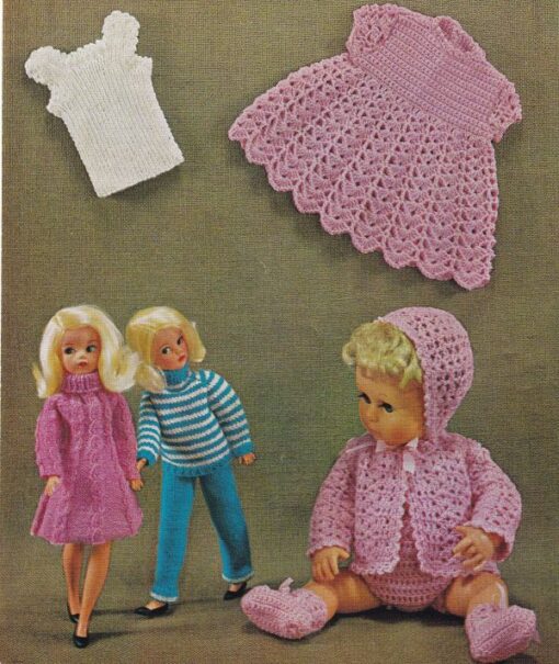 893 VINTAGE DOLL CROCHET PATTERN