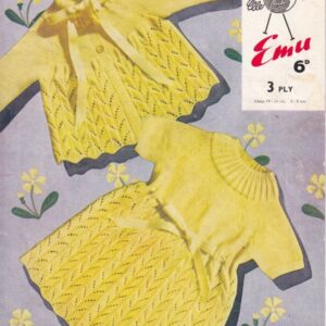 8026 VINTAGE KNITTING PATTERN