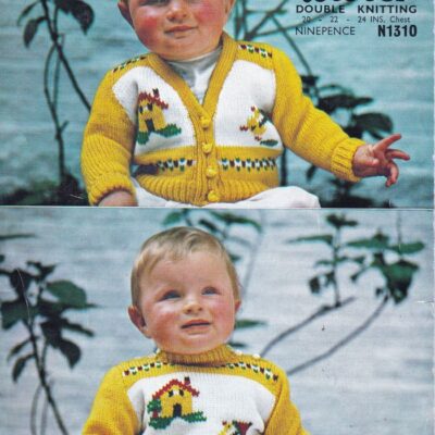N1310 VINTAGE KNITTING PATTERN