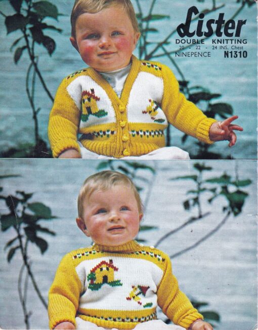 N1310 VINTAGE KNITTING PATTERN