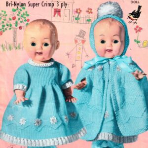 798 VINTAGE DOLL KNITTING PATTERN
