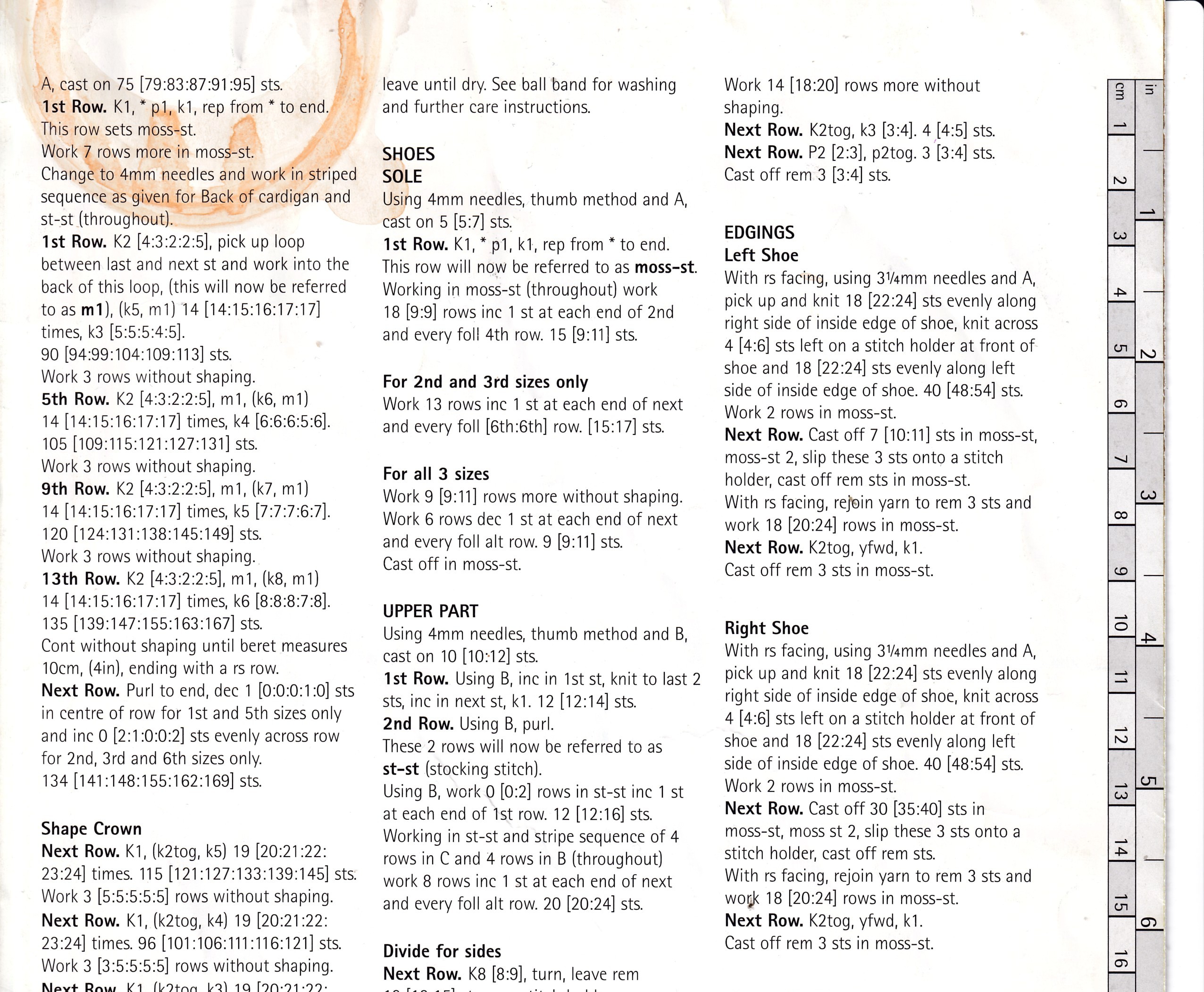 1866 KNITTING PATTERN